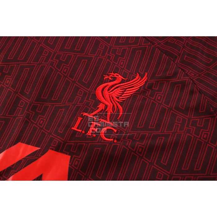 Chandal del Liverpool Manga Corta 2022-2023 Rojo - Pantalon Corto - Haga un click en la imagen para cerrar